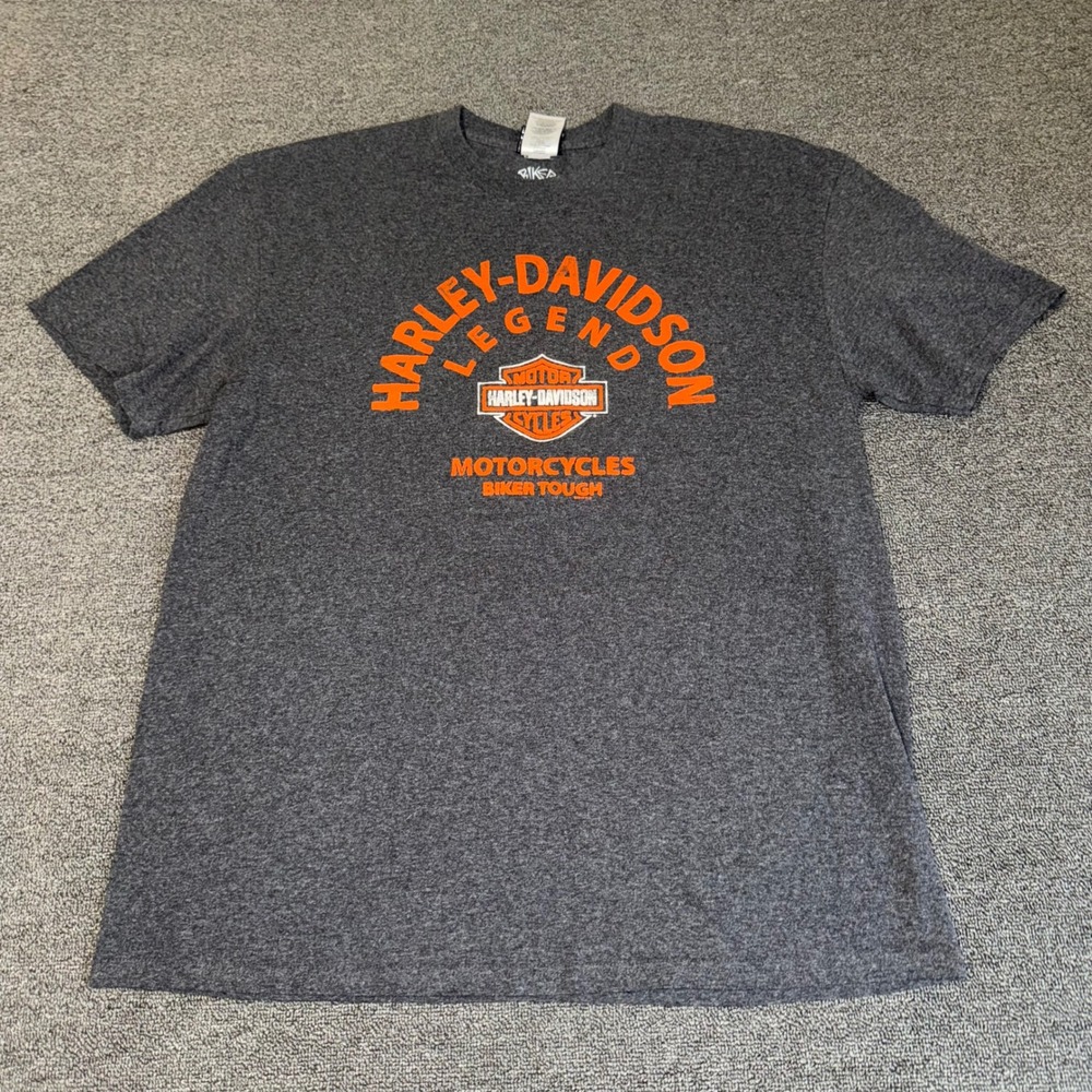 Harley-Davidson Wildcat London Kentucky Graphic T-Shirt Gray XL Biker Casual - Picture 3 of 8